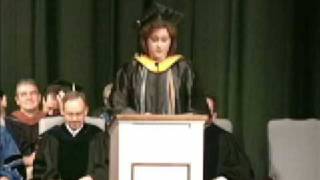 2008 Winter Commencement Student Speaker