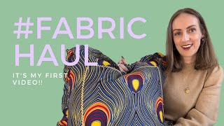 A Fabric Haul | My Very First YouTube-Video!! | It's Sew Tanschi #fabrichaul