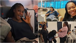 Travelling to the US with my HEAVILY PREGNANT Sister @NnekaNwogu |All the BEHIND THE SCENES Action