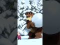Who Was Here? ❄️🐾 #TracksOfUnknownAnimals #MashaAndTheBear #Shorts #cartoonforkids #kids #animation