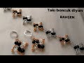 Boncuk küpe, bileklik yapımı /bead earrings, bracelets