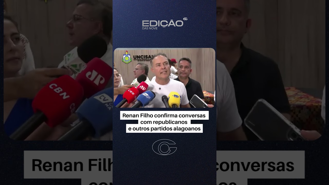Renan Filho confirma conversas com republicanos e outros partidos alagoanos