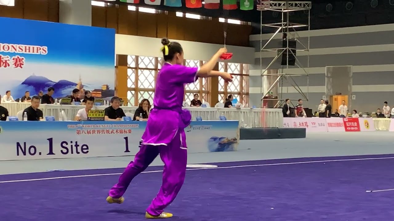 Rainbow Huang 8th World Kung Fu Championships Double Chain Whip