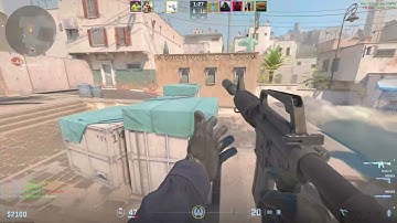 Counter strike 2 Negev power Ace in 5 seconds 1v5