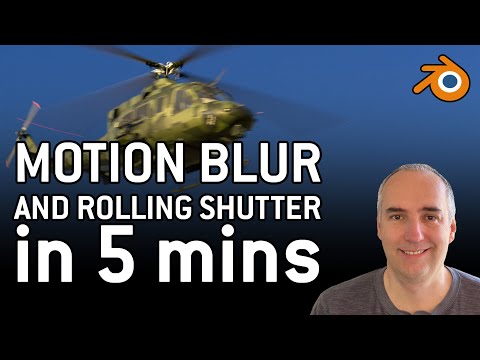 Motion blur and rolling shutter in 5 mins