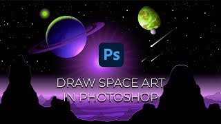 Draw a Space Scene in Photoshop