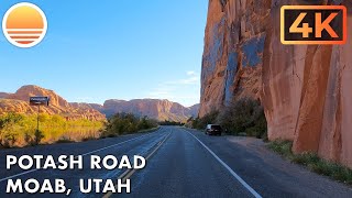 [4K60] Potash Road, Moab, Utah!  Drive with me on a scenic road in Utah!