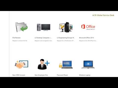 Ace Global Service Desk Guideline Youtube