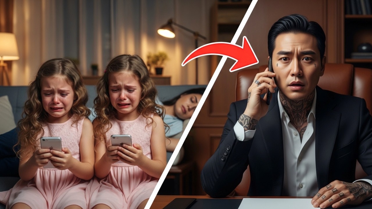 Ses jumeaux appelèrent leur père, boss mafieux coréen—elle s’effondra, mais…