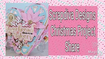 @ScrapDiva29 Christmas Embellishments Book Project Share. #scrapdivadesigns 