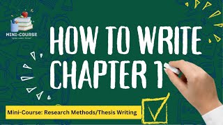 Celebrity How to Write Chapter 1 of a Thesis: The Problem and Its Setting Profile