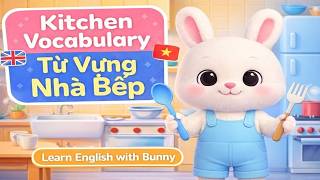Kitchen Vocabulary for Kids - English Kitchen Vocabulary - BunnyTalk English screenshot 5