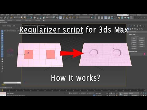 Regularizer script  for 3ds max | Beginners Tutorial.