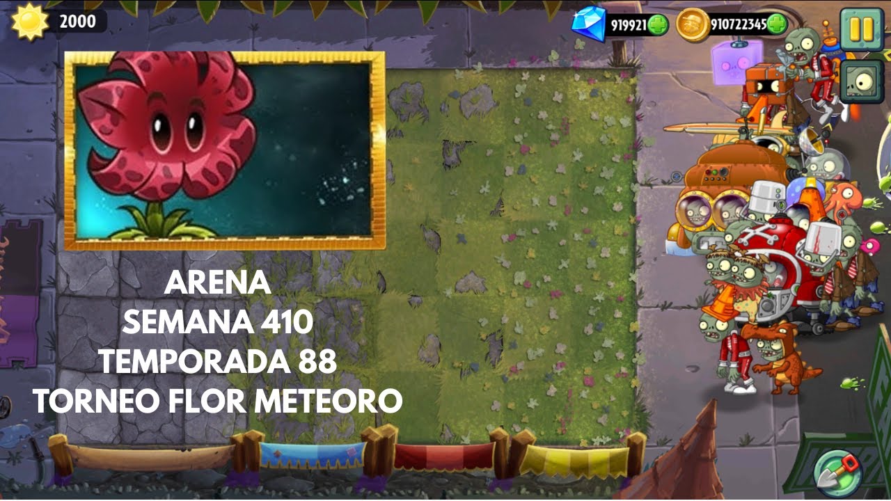 Pvz2 | Arena | Torneo de Flor Meteoro con Nutrientes...