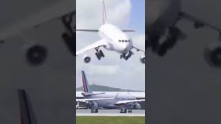 A plane dancing