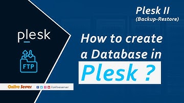 How to create a database in Plesk ?@OnliveServer