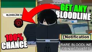 *CODE* HOW TO GET ANY RARE BLOODLINE EASILY (HIGH CHANCE) - SHINDO LIFE ROBLOX