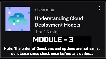 Module-3 Cloud deployment models||Understanding Cloud Deployment Models #naanmudhalvan #ibm