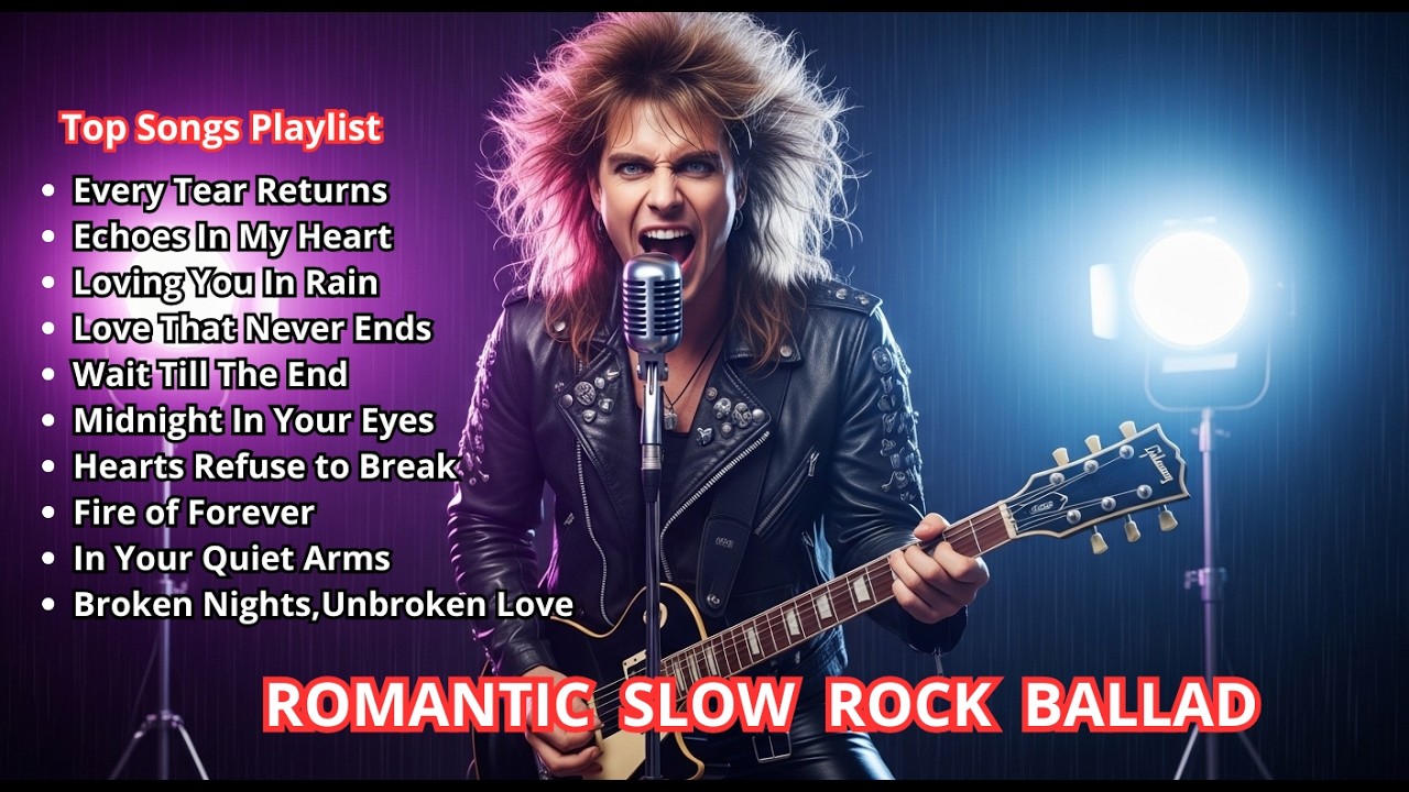 Unforgettable Slow Rock Love Songs🎸 – 💖Best Soft Rock Ballads of All Time