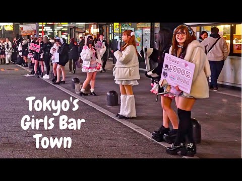 Thriving Red-light District In Tokyo: Paradise For Girls Bar