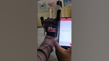 Smart Glove - Translate Gesture to Text and Text to speech through Bluetooth