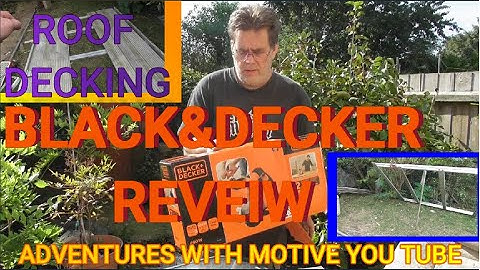 LINEAR ACTUATOR SLIDE OUT TEST, BLACK AND DECKER TOOL REVIEW AND I START THE ROOF DECK
