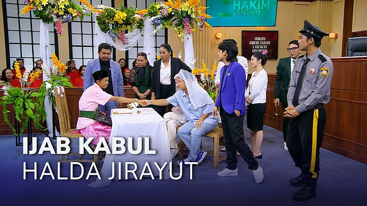 PERNIKAHAN HALDA JIRAYUT (3/3) MHS
