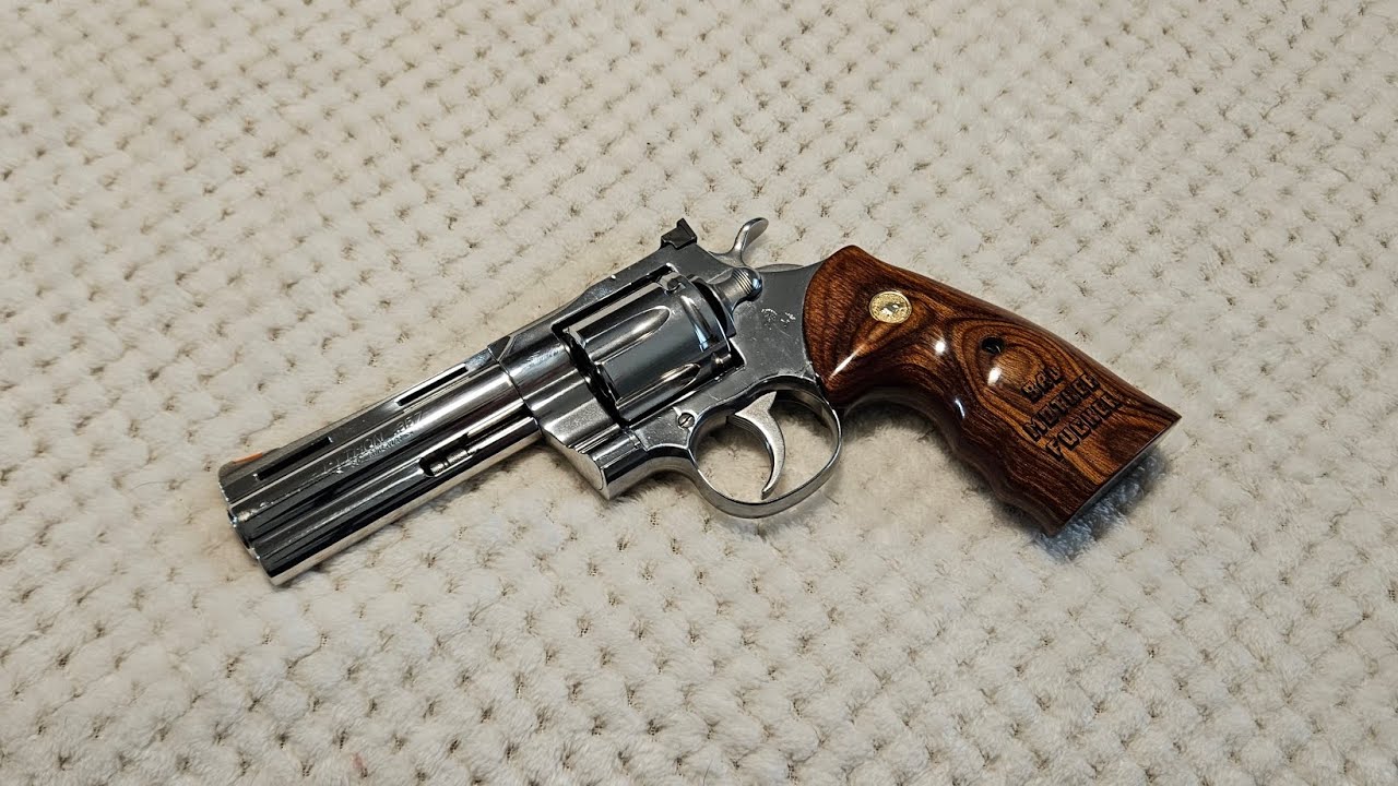 Colt Python Custom Grips!!!! PG13 rated - YouTube