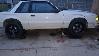1990-1993 fox body 5 lug swap @JunkyardDoggs