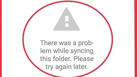 Gmail App || There was a problem while syncing this folder. Please try again later. problem solve