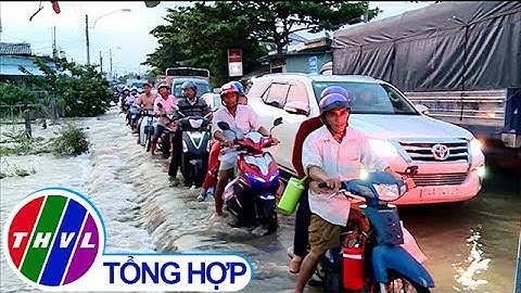 THVL | Triều cường gây ngập quốc lộ 53