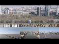 COSTANERA NORTE Y COSTANERA SUR - Buenos Aires | Argentina / Drone Mavic Air 2 4K