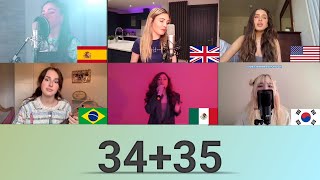 Quem Cantou Melhor? Cover 34+35 (México,UK,Coreia do Sul,USA,Brasil,Espanha)