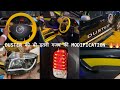 Aftermarket Headlight and Tail light for duster | Renault Duster modified | Duster interior modified
