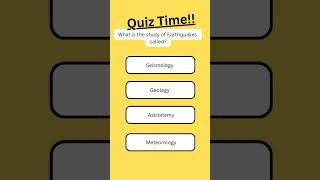 Study of Earthquakes #gk #generalknowledge #generalstudies #english #ssc #railway