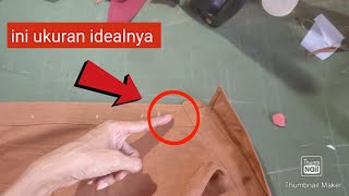 Jarak kancing yang ideal