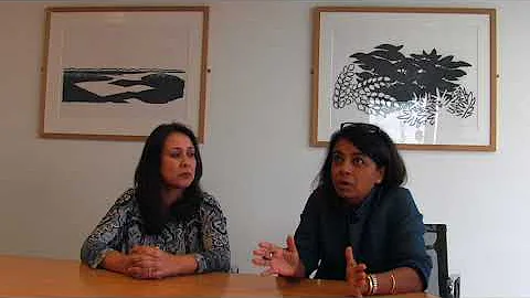 Dr Sanchita Saxena and Dr Mukulika Banerjee on the...