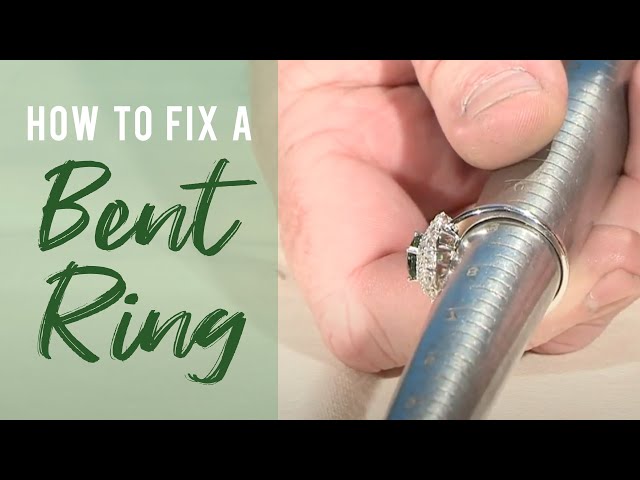 How to Fix a Bent Ring - YouTube