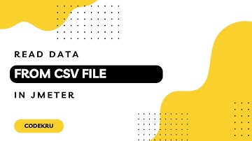 How to Read Data from CSV File in JMeter | CSV Data Set Config | Parameterization Made Easy