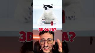 3D ou IA? Comente 👇🏻#ia #ai #cgi #3d