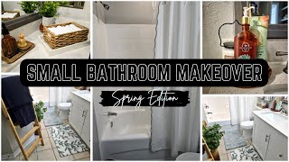 SMALL BATHROOM MAKEOVER  // SPRING EDITION 2024 // EASY // DECOR WITH ME