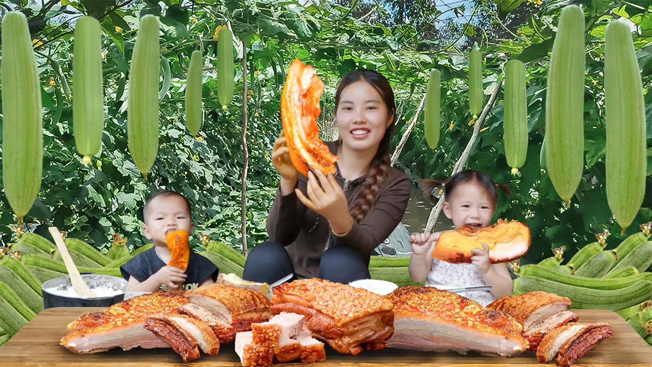 Irresistible Grilled Pork Recipe you have to Try - Easy Cooking with Duong's Family | Village Life