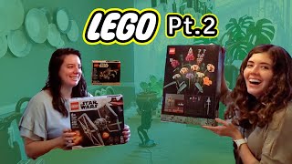 Building the LEGO Flower Bouquet, Imperial TIE Fighter, Millenium Falcon Microfighter (Part 2) by Maria Workman 27 views 3 years ago 10 minutes, 12 seconds