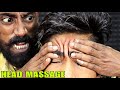 Upper Body Massage by Master Tapas | Head Massage & Forehead Tapping | Hair & Neck Cracking | ASMR