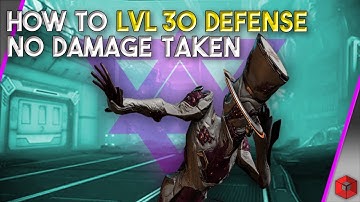 How to lvl 30 Defense No Damage - WARFRAME Riven