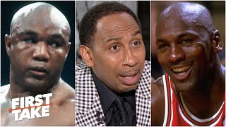 Stephen A. can't believe Max picks George Foreman over MJ in a better comeback debate | First Take