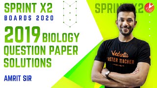 CBSE Class 10 Biology Board Paper 2019 Solutions | Biology Question paper 2019 CBSE Board Exam