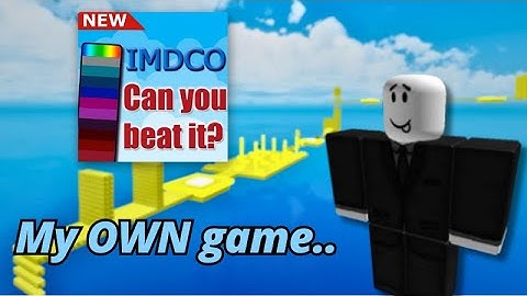 I Made My OWN Game in roblox.. (isMoody