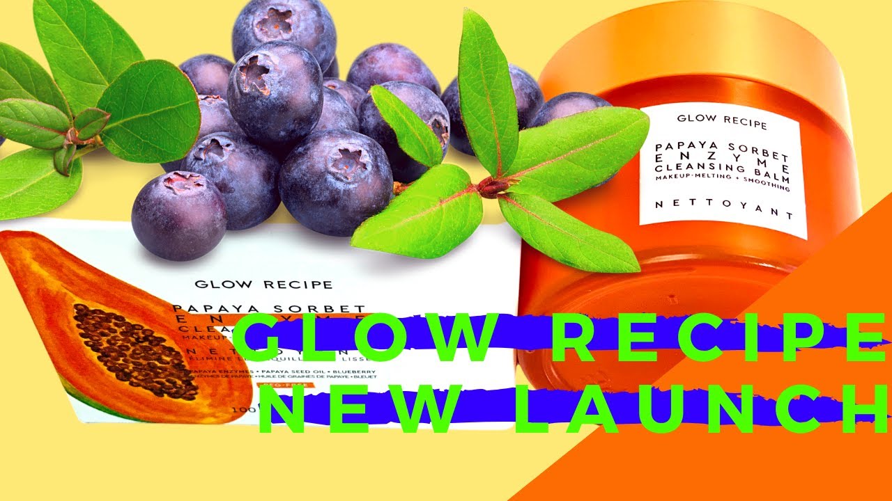 GLOW RECIPE PAPAYA SORBET ENZYME CLEANSING BALM Double Cleanse w