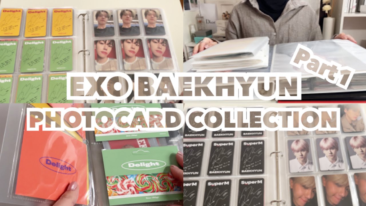 Part1】엑소 백현 공식 포카 소개 / EXO アルバム トレカ紹介 / 収納